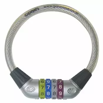 GORIN Переменный цветной циферблат с замком, прозрачный, 4 ряда G217W-320