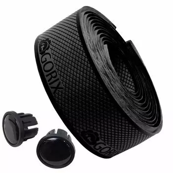 GORIX Road Bike Bar Tape Stylish Customizable [Grip Anti-Slip Tape] GX-S100-A2 (Black) чёрный