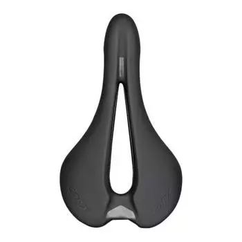 GORIX Saddle, Bicycle, Short Nose, Slim Nose for Easy Pedaling, Road Bike, Moderate Softness, Short Saddle, Lightweight, Shock Absorption, Bicycle Sad