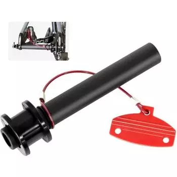 GORIX велосипедный инструмент держатель цепи через ось велосипеда задний 142 мм с фиктивным ротором шоссейный велосипед дисковый тип (GX-E003) (Только сквозная ось)