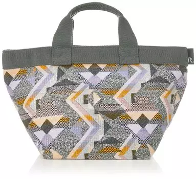 Горизонтальная маленькая сумка-тоут LT Deli Pattern Fabric 1886 Grey [Rootote] Женская