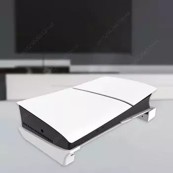 Горизонтальная подставка для хранения для PS5 Slim Digital Edition и Disc Edition игровой консоли док-станция держатель для PS5 Slim аксессуар чёрный