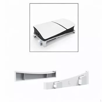 Горизонтальная подставка для игровой консоли, многофункциональная, простая в установке стойка для хранения, кронштейн для настольного контроллера белый