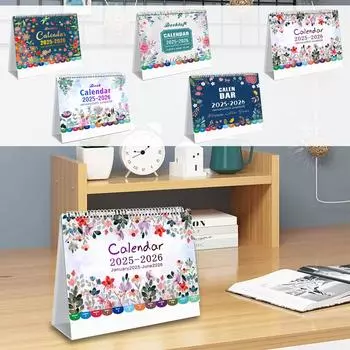 Горизонтальные золотые катушки переплетный календарь ежемесячный перекидной график для домашнего класса (от 25,1 до 26,6) One Size