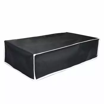 Горизонтальный пылезащитный чехол для PS5 Pro 2024 Digital/Disc Edition(Черный Белый Край)