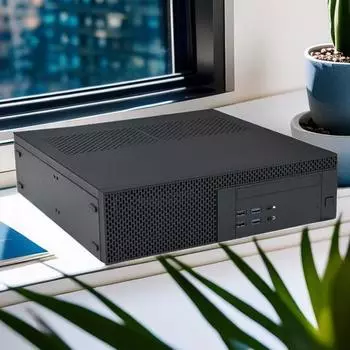 Горизонтальный вертикальный компьютерный корпус емкостью 10 л MATX MINI-ITX для материнской платы 1U блок питания портативный корпус половинной высоты