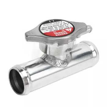 Горловина для заливки охлаждающей жидкости эффективная 32 мм полированная 11/4 дюйма OD нержавеющая алюминиевая T6061 заливная горловина для шланга радиатора для автомобилей