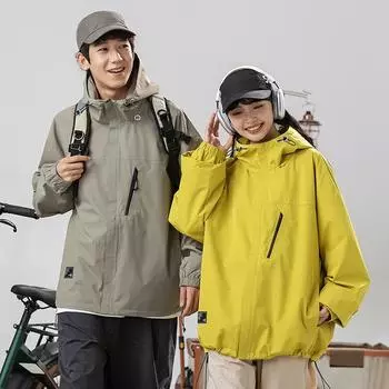 Горная куртка для активного отдыха на открытом воздухе с тремя противоштормовыми характеристиками для мужчин и женщин, весна и осень, корейская версия функциональной альпинистской куртки с капюшоном для любителей S