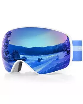 Горнолыжные очки Очки для сноуборда Двухслойные магнитные очки Съемные линзы для горнолыжного спорта Совместимость с очками OTG Совместимость со шлемами Широкое поле зрения УФ