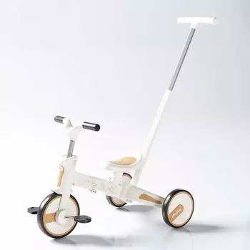 Gorocking Push Rod No Assembly Рекомендуется для возраста Трехколесный велосипед, складной, 4-в-1, в комплекте, требуется, 1,5-5 (Белый Ангел)