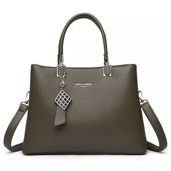 Городская простая женская сумка для мам, большая сумка, сумка-мессенджер для поездок на работу, женская сумка чёрный