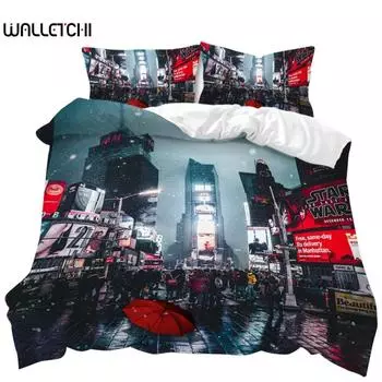 Городской пейзаж Пододеяльник Замок Велосипед Ретро Здание Традиционная британская культура Двойной Queen King Size Полиэстеровый стеганый чехол EU single(135x200cm)