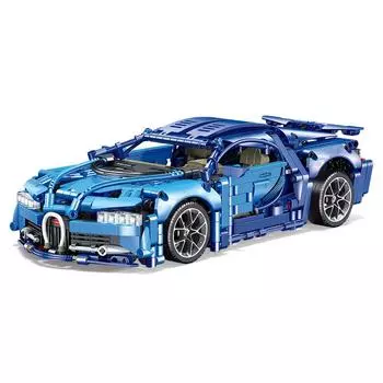 Городской скоростной гоночный автомобиль, Bugattied Chiron, сложный вызов MOC, технические 42083, строительные блоки, модель игрушки, кирпичи для детей no original box