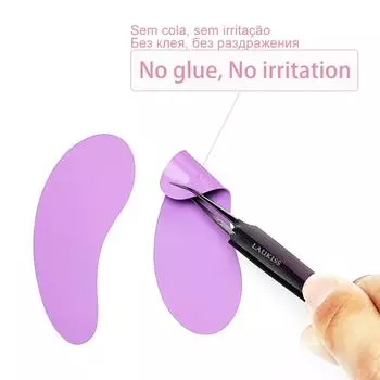 Горячая 1 пара многоразовых подкладок под ресницы силиконовые полоски для подтяжки ресниц наращивание ресниц патчи для глаз гелевые патчи под глаза инструменты для макияжа чёрный