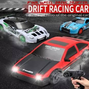 Горячая AE86 RC Car Toys 1/24 2.4G высокоскоростная мини-модель с дистанционным управлением, электрический гоночный автомобиль для дрифта, подарок для детей 20 км/ч
