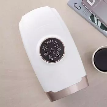 Горячая боль в пальцах, облегчение болезненности, интенсивность сжатия, электрическая массажная машина для рук, ручной массажер белый