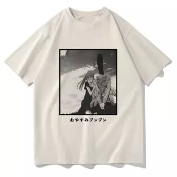 Горячая футболка Unisexga Goodnight Punpun Aiko, унисекс, эстетичная, забавная футболка Kawaii Oyasumi Punpun, футболка унисекс, винтажная хлопковая футболка с рисунком аниме 2XL