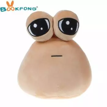 Горячая игра My Pet Alien Pou плюшевая игрушка Furdiburb Emotion Alien Plushie мягкая кукла Pou 22 см 22cm неглазурованный фарфор