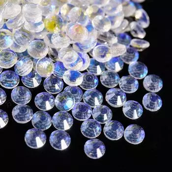 Горячая имитация бриллианта Олимпийская вспышка Аврора Мокко, термоклей Стразы Стекло Diy Аксессуары для одежды Наклейка Дрель SS6 1.9-2 About 1440 pcs/bag