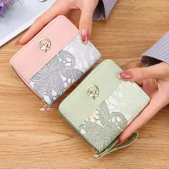 Горячая классическая мода женский кожаный кошелек (9 отделений для карт, 2 отделения для наличных) Легкая легкая роскошная женская сумка для студентки-леди