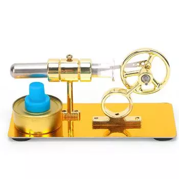 Горячая модель двигателя Мини-генератор мощности с одним маховиком Научно-образовательная игрушка