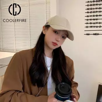 Горячая модная кепка для женщин, повседневная хлопковая регулируемая кепка Snapback, шляпа для папы, уличная бейсболка с надписью, унисекс, козырьки HC219 One Size чёрный