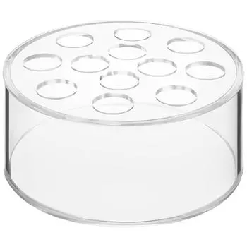 горячая Прозрачная акриловая ваза для цветов Акриловая ваза для цветов Герметичная простая для столовой T 12 holes 1 pc