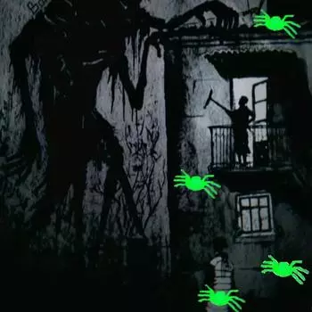 Горячая Распродажа 50 шт. Хэллоуин Пауки Украшения Маленькие Черные Пластиковые Пауки Дом с Привидениями Паук Украшения Моделирование Хитрая Игрушка чёрный