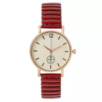 Горячая Распродажа Цифровые Весы Студенческие Женские Часы Женские Часы Эластичный Ремешок Кварцевые Часы розовый