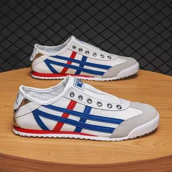 Горячая Распродажа Классическая мужская повседневная обувь Дышащие парусиновые кроссовки Мужские суперзвезды Белые туфли на плоской подошве Легкие дизайнерские мужские кроссовки 35