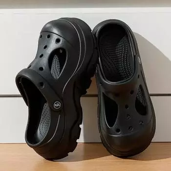 Горячая Распродажа Летние Сандалии Женские Уличные Пляжные Сандалии Удобные Сандалии На Платформе Женские Сабо Медсестры Нескользящая Садовая Обувь Для Пары 36-37 бежевый