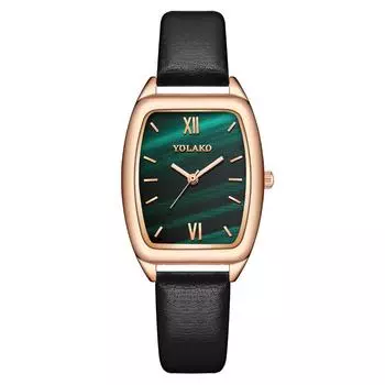 Горячая Распродажа Маленькие Зеленые Часы Женские Часы Женские Часы Ремень Кварцевые Часы