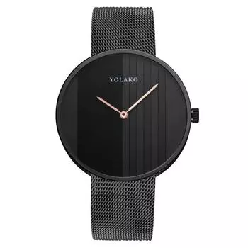 Горячая Распродажа Модные мужские часы Мужские часы Кварцевые часы Милан с сетчатым ремешком Обработка часов Настройка