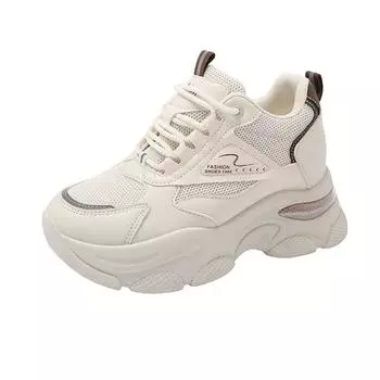 Горячая распродажа Новые женские теннисные дышащие сетчатые повседневные туфли женские модные кроссовки на платформе женские легкие вулканизированные туфли женские 35