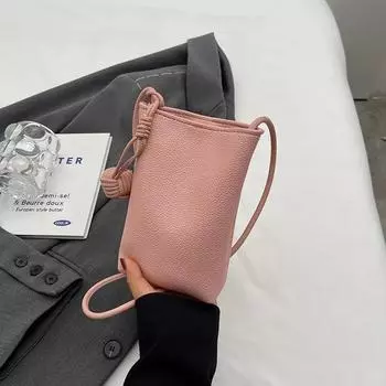 Горячая Распродажа Однотонные ПУ Мини Женские Сумки Через Плечо Новые Универсальные Сумки Для Мобильных Телефонов Кошельки Женские Сумки Через Плечо