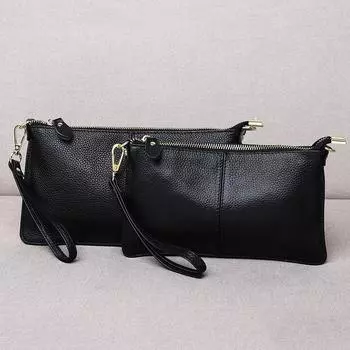 Горячая Распродажа Первый Слой Коровьей Мягкой Кожи Конверт Сумка Для Смены Одно Плечо Клатч Через Плечо Сумка