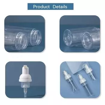 Горячая Распродажа Пластиковые Бутылки с Пенным Насосом, Не содержат Бисфенол А, Многоразовые Бутылки с Пенным Насосом, Диспенсеры для Пены, Бутылки с Распылителем, Пустые Многоразовые Контейнеры Для Пены 60ml