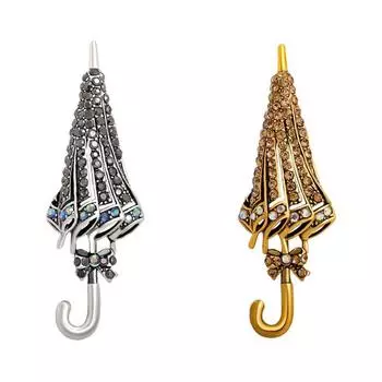 Горячая распродажа ретро брошь дождь тренд роскошный атмосферный костюм одежда аксессуары нарядная элегантная модная брошь серебряный