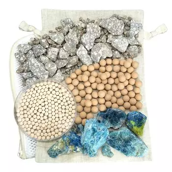 Горячая ванна с германием Peak Pine Apatite Ore Maifan Stone Японский керамический шар с отрицательными ионами Германий Горячая ванна в Metal Apatite Set home. /Такачихо