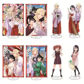 Горячее аниме, подставка для неряшливого эльфа из периода Эдо, мультяшная фигурка, стоящая модель, коллекция косплея 1