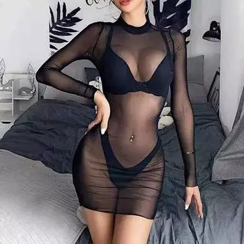 Горячее порно Babydoll Сексуальные боди Прозрачные боди-чулки Crotchless Teddies Сексуальное женское белье Женское нижнее белье Эротический секс-костюм M