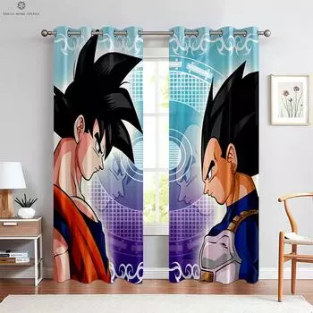 Горячие аниме японские комиксы принтованные шторы спальня гостиная студенческое общежитие декоративные шторы индивидуальные шторы W50xH130(CM)x2PCS&Rod pocket