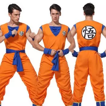 Горячие фильмы, анимация, ролевая игра, одежда, семь бусин дракона, Король обезьян, тренировочная одежда, Король обезьян, одежда для косплея M