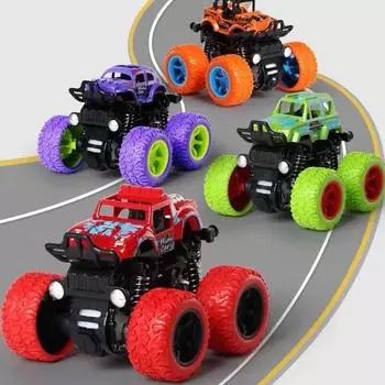 Горячие игрушки, автомобиль Monster Truck, полноприводный автомобиль, трюк-самосвал, инерционный автомобиль, игрушка-динозавр, отступить, детская игрушка, подарок для мальчиков и девочек
