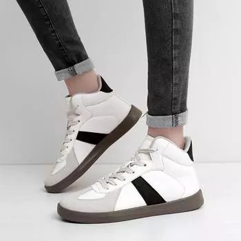 Горячие модные белые мужские кроссовки мужские высокие кроссовки для скейтбординга мужские дизайнерские роскошные кроссовки женские кожаные кроссовки спортивный бренд 35