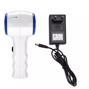 Горячий и холодный молоток для подтяжки кожи лица, антивозрастной массажер с синей фотонной терапией, вилка европейского стандарта