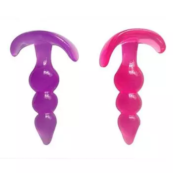 Горячий продукт Houting Анальная пробка Хризантема Тянущиеся бусины Три бусины Мужчины и женщины Пара Сексуальное устройство для мастурбации Взрослые принадлежности