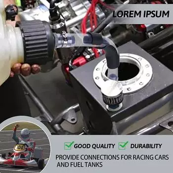 Горячий топливный бак на 5 галлонов, газовая канистра VP Racing Fuel, роскошная крышка, заливной шланг, 14-дюймовый комплект шлангов RS-occ060 Occ055 One Size