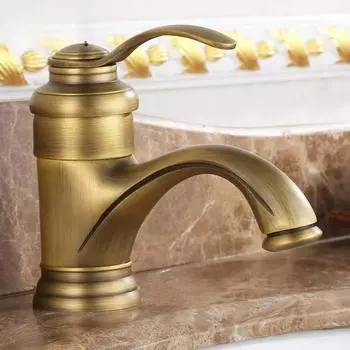 Горящие продажи . 6 антикварные латунные краны для раковины кран для раковины смеситель для воды torneira