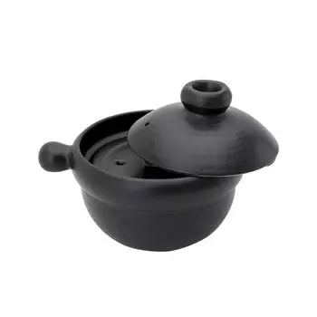 Горшок для цельного риса World Create Yayoi Pottery, черный, 1 чашка 15957 чёрный